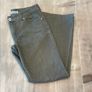 Chico’s Platinum Denim Gray/Brown Jeans | 00